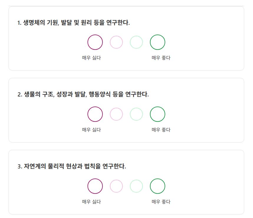 커리어넷 직업흥미검사