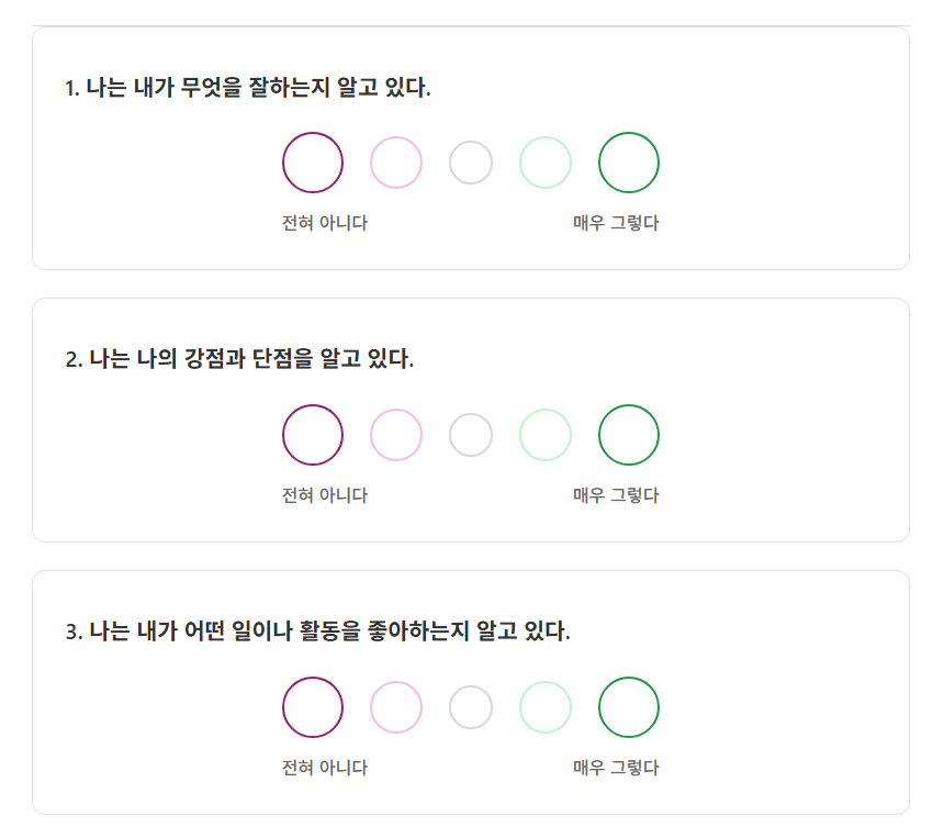 커리어넷 진로개발역량검사